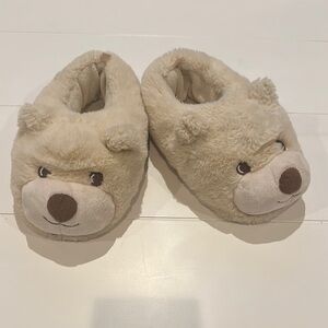 Old Navy Kids Bear Slippers - Tan
